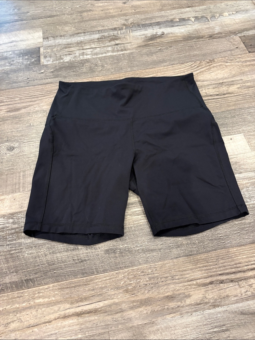all in motion Black High-Rise Bike Shorts